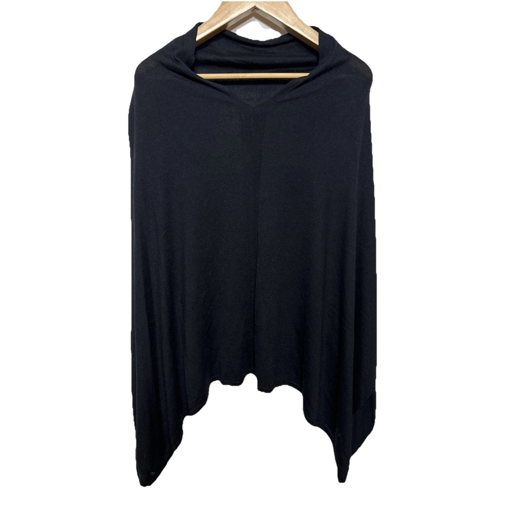 Lululemon Poncho Sweater Shawl Black Women's One Size‎
